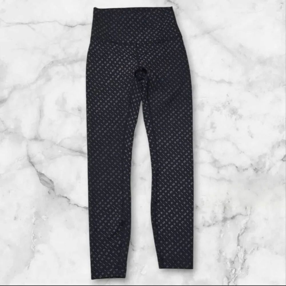 Lululemon Size 4 Wunder Train Black Leggings
